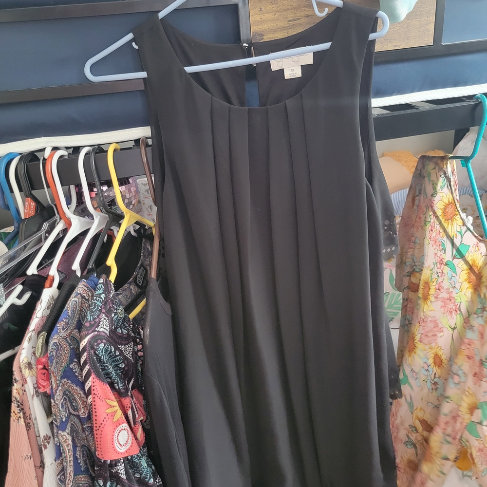 Jessica Simpson Black Midi Dress